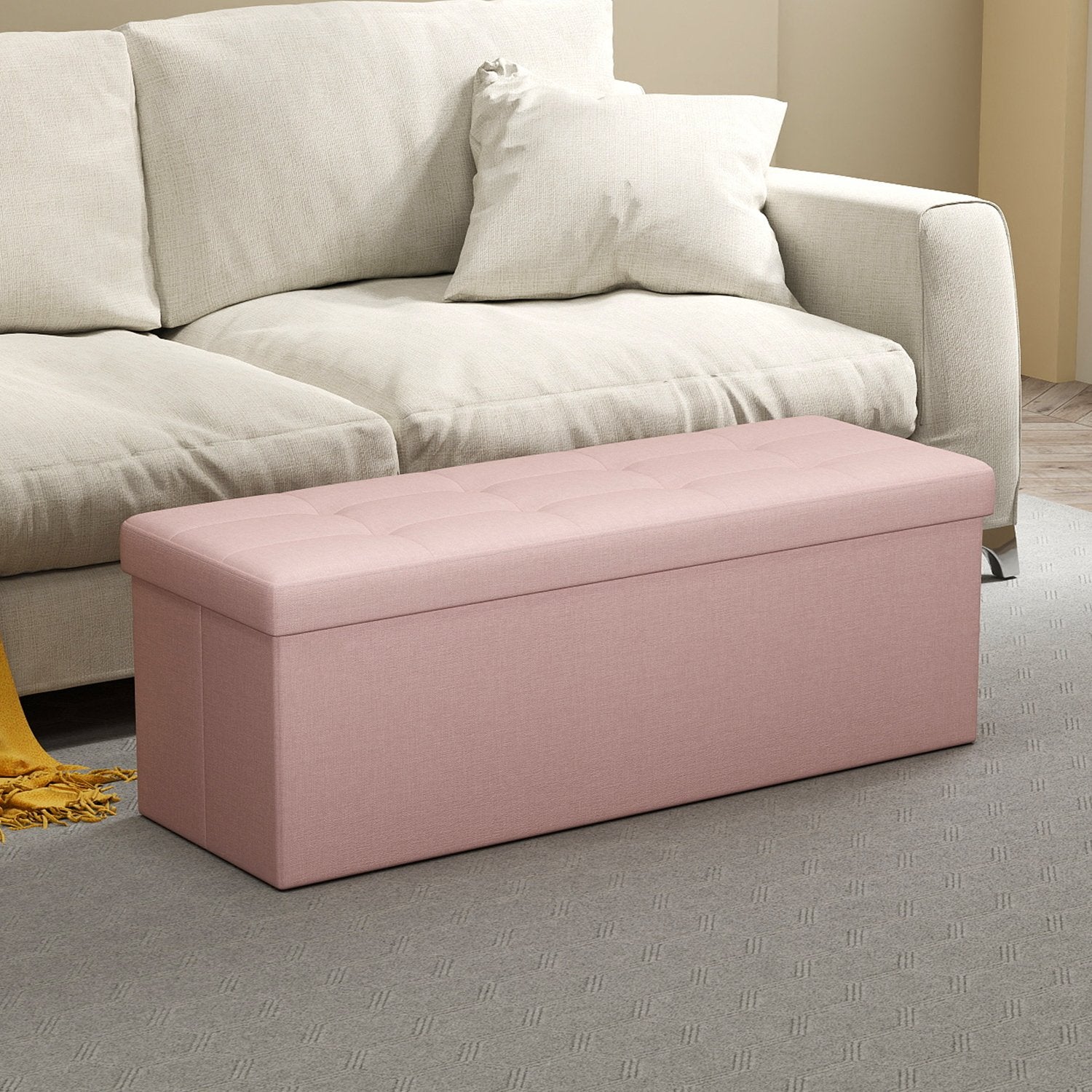Bank met Opbergruimte – 38 x 110 x 38 cm – Zitkist – Opklapdeksel