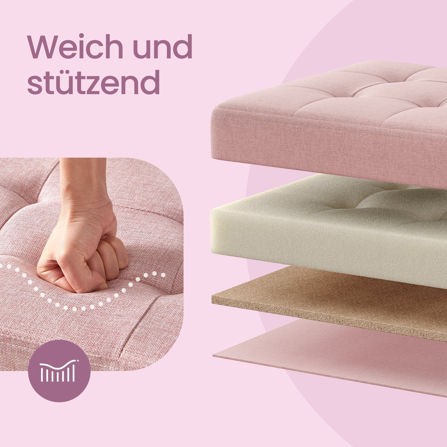 Bank met Opbergruimte – 38 x 110 x 38 cm – Zitkist – Opklapdeksel