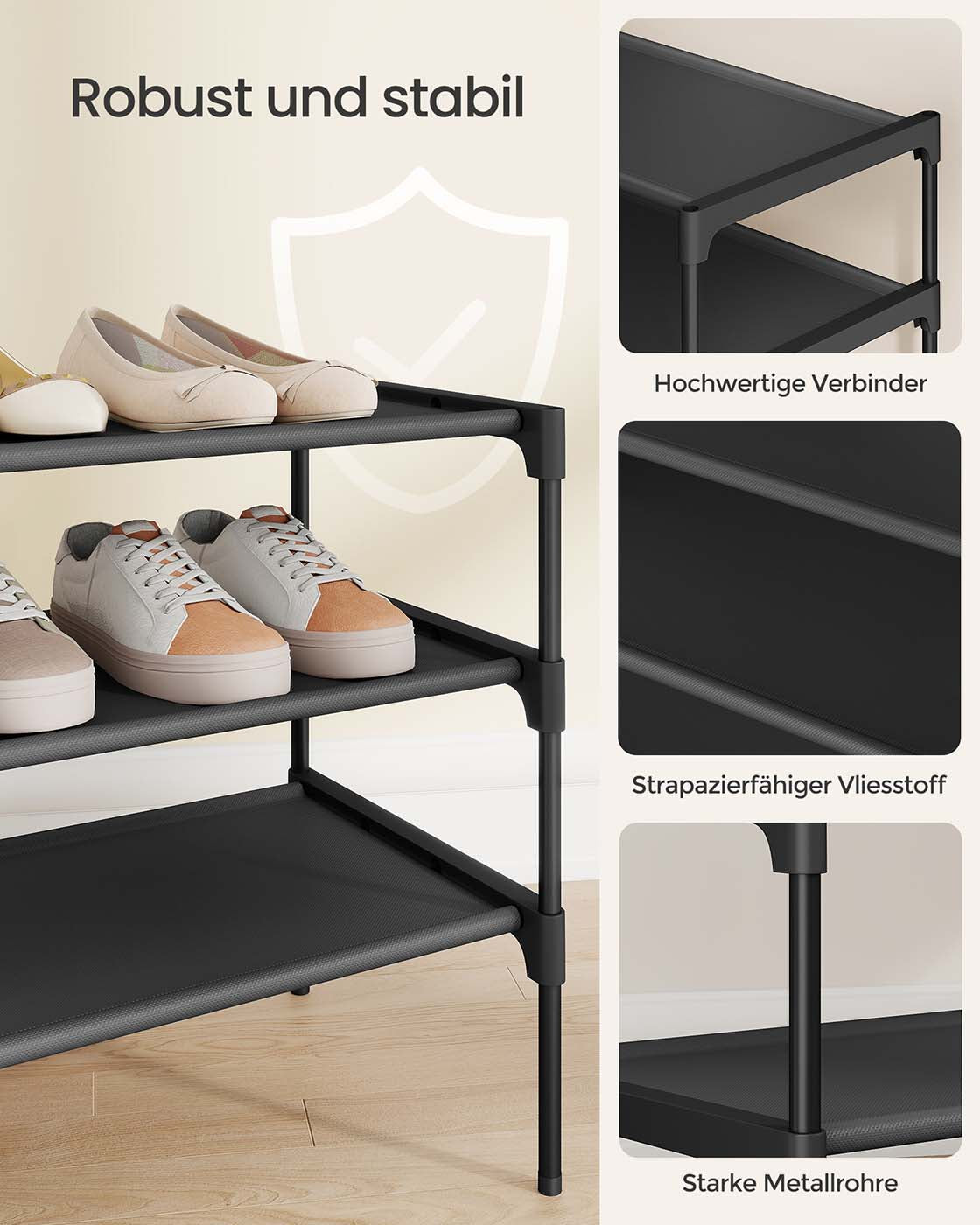 Schoenenrek – Ruimtebesparend – Meerdere Niveaus – Hal of Entree