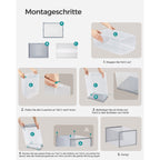 Schoenenboxen – Transparant en stapelbaar – 18 stuks – Grijs