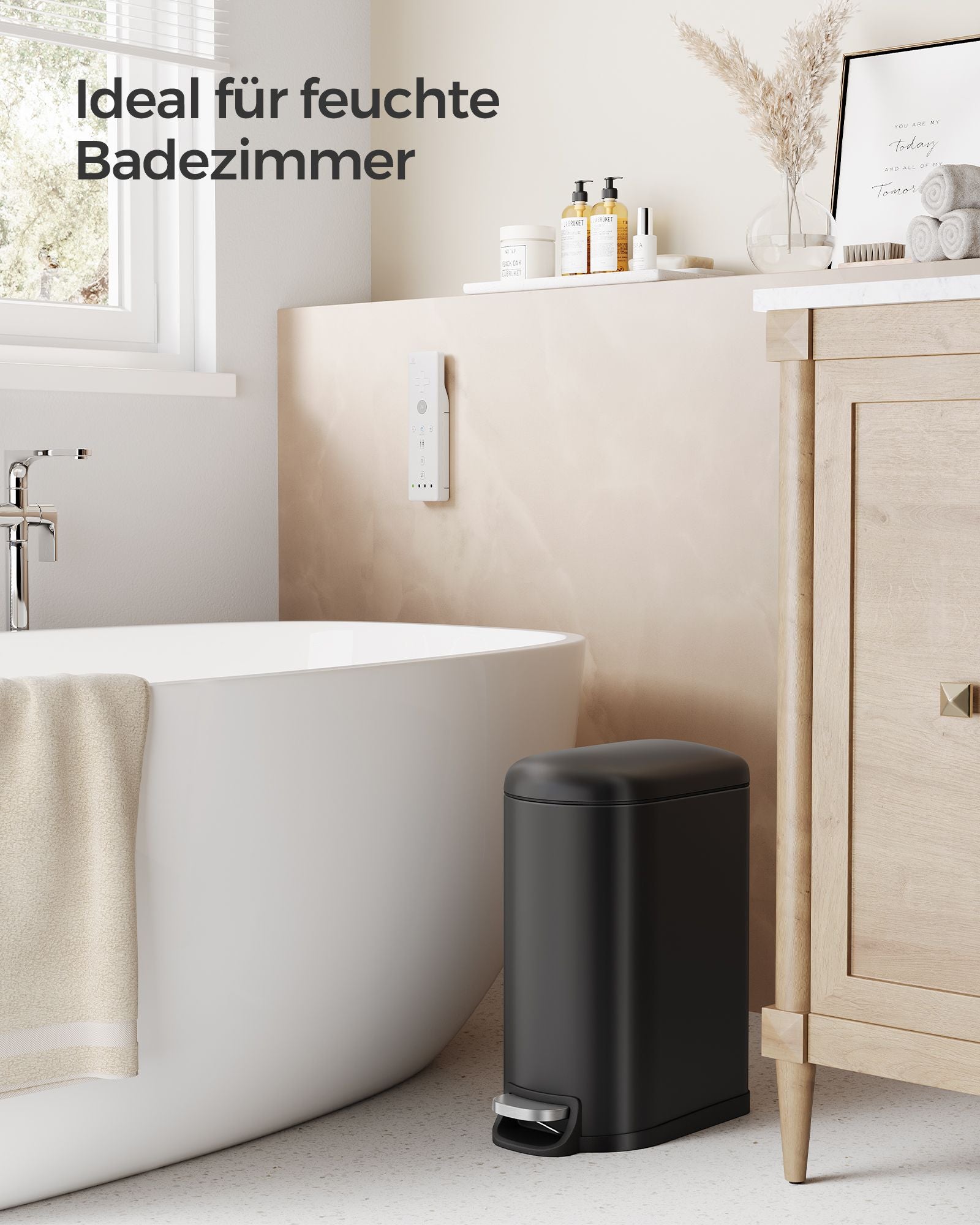 Cosmeticabak – 10 liter – klein – inktzwart