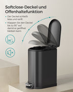 Cosmeticabak – 10 liter – klein – inktzwart