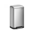 Prullenbak – Stalen pedaalemmer met deksel – 30 L – Wit