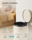 Pedaalemmer 20 Liter – Rond – Soft-Close Deksel – Uitneembare Binnenemmer – Beige