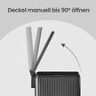 Pedaalemmer - 50 Liter - Soft-Close Deksel - Staal - Zwart