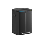 Keukenprullenbak – 2 × 20 L – met softclose deksel – groengrijs