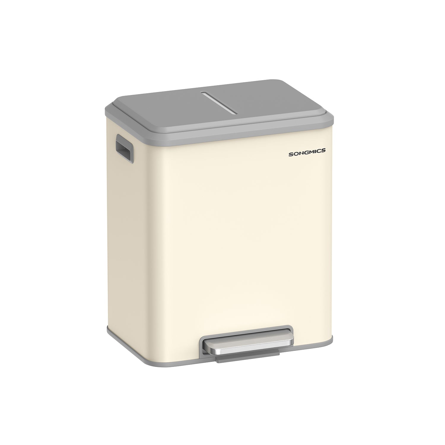 Keukenprullenbak Metallic Zilver