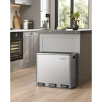 Prullenbak – 54 liter – 3 × 18 L