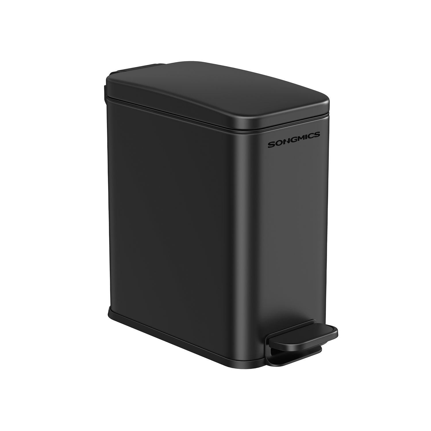 Prullenbak – 5 L – Staal – Waterbestendig – Met binnenemmer – 29,9 x 14,4 x 29 cm