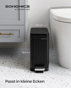 Cosmeticabak – 10 Liter – Staal – Inktzwart