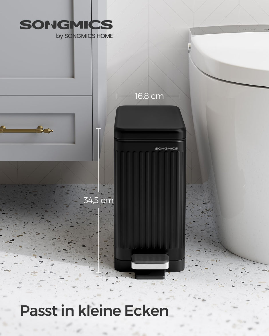 Vuilnisbak – 10 Liter – Compact formaat – Met softclose deksel