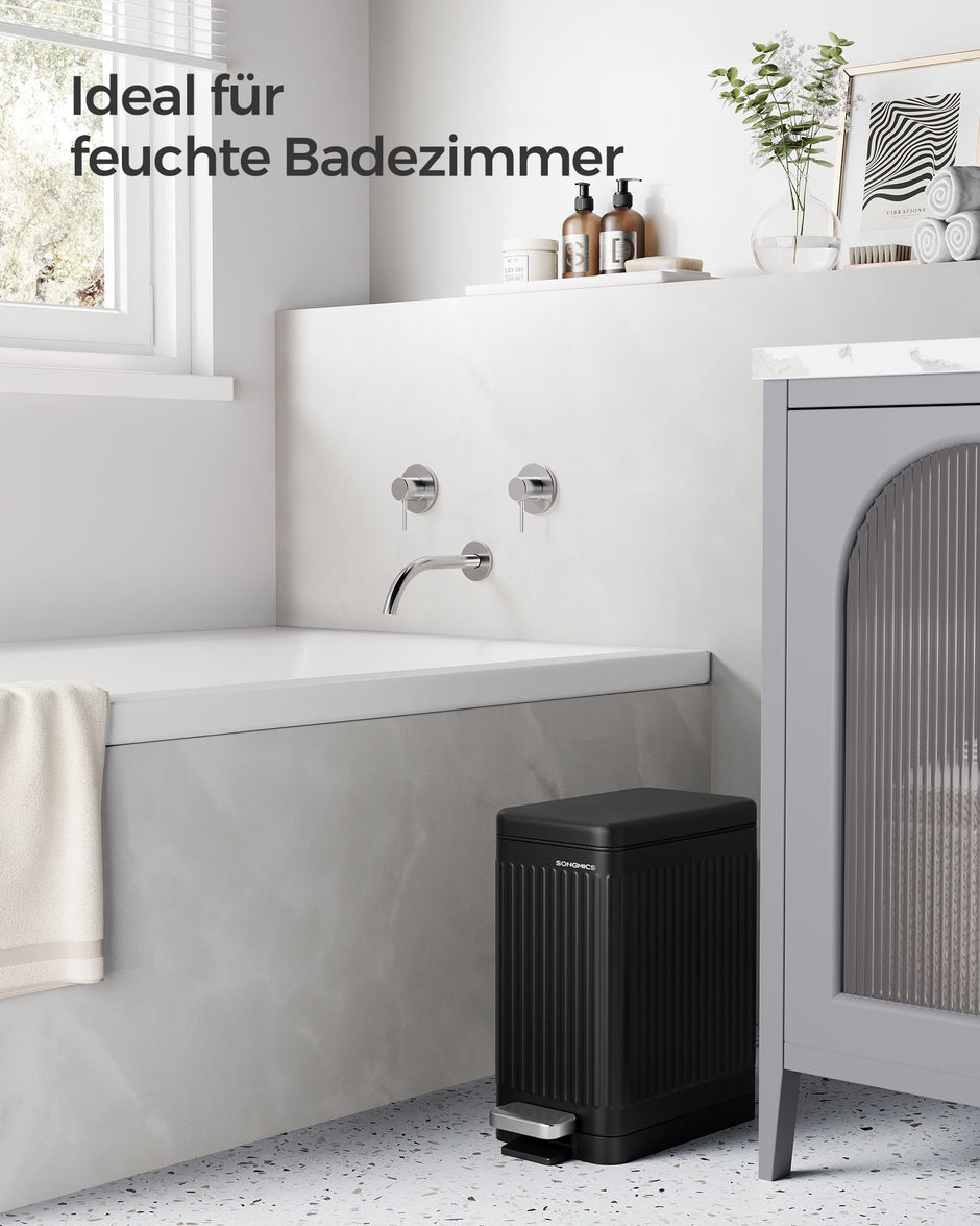 Vuilnisbak – 10 Liter – Compact formaat – Met softclose deksel