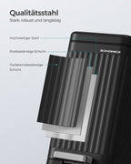 Cosmeticabak – 10 Liter – Staal – Inktzwart