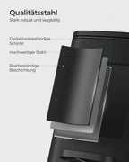 Cosmetische bak – met pedaal – zwart