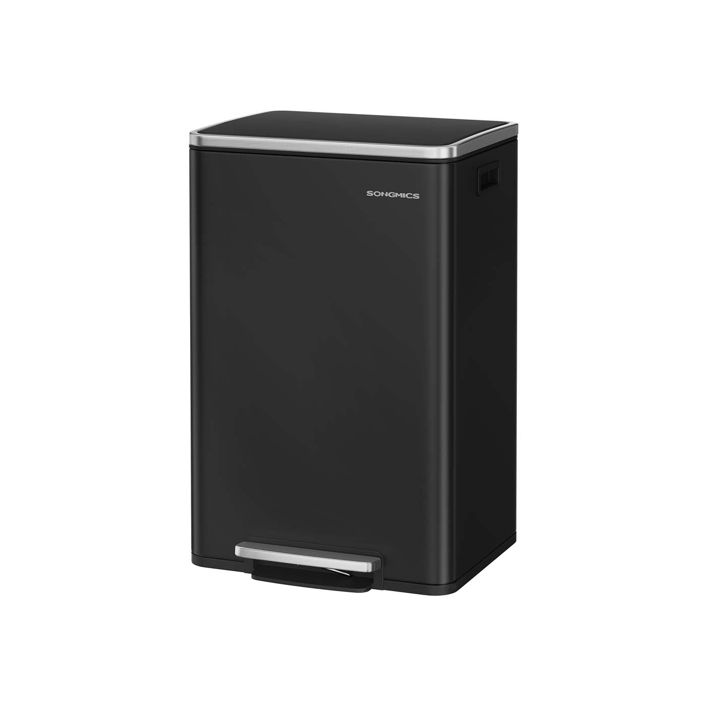 Prullenbak 50 L – Met pedaal – Softclose deksel – Handgrepen