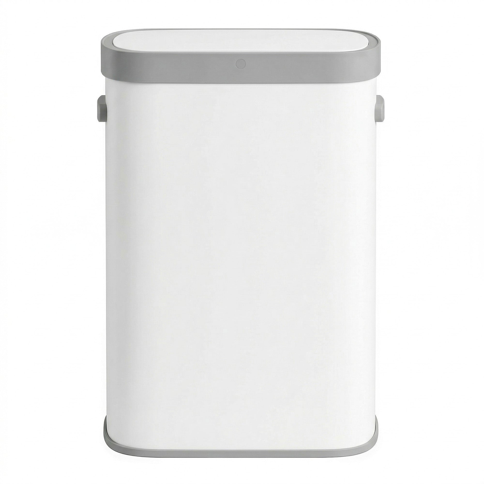 Sensor Prullenbak - 50 Liter - Soft-Close Deksel - Staal - Wit