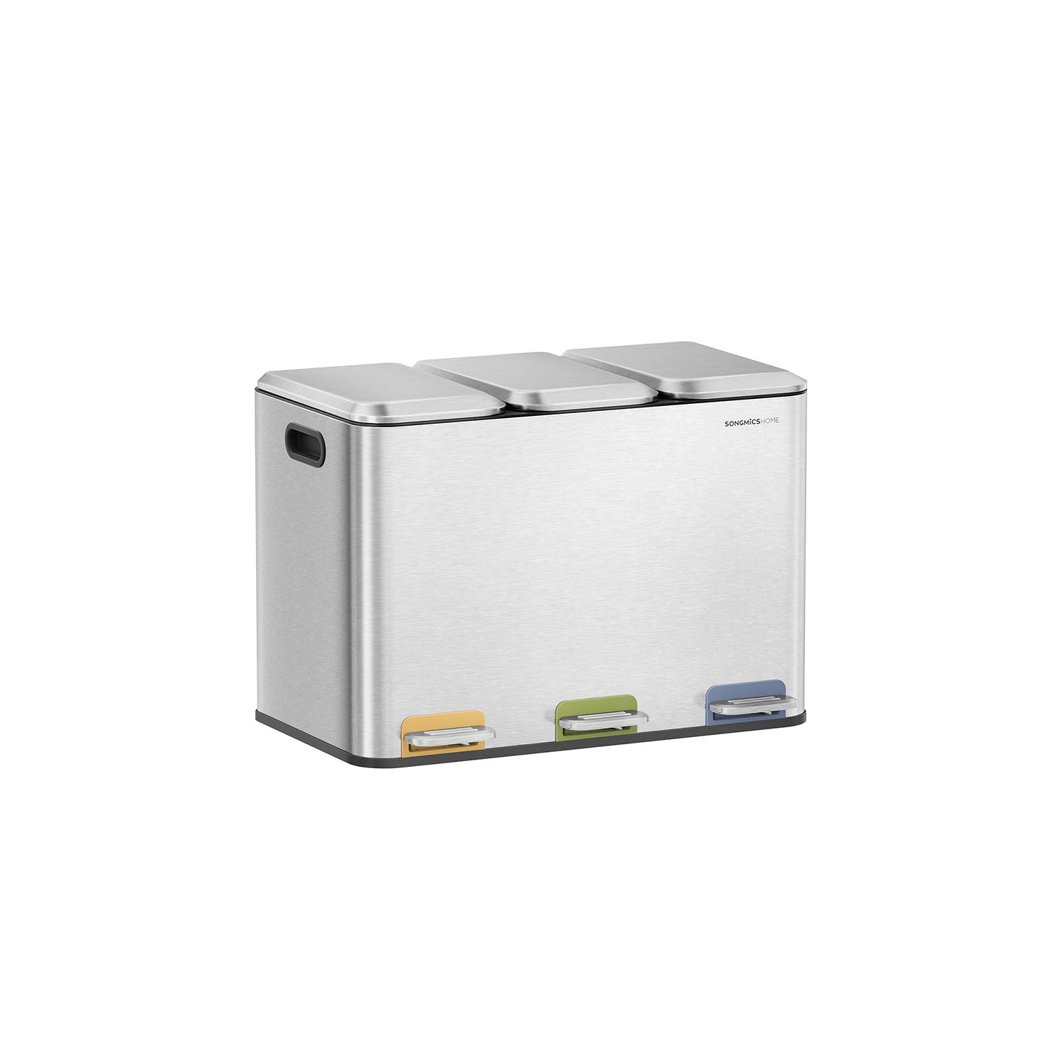 Keukenprullenbak 3 X 15 L Vakken Wolkwit