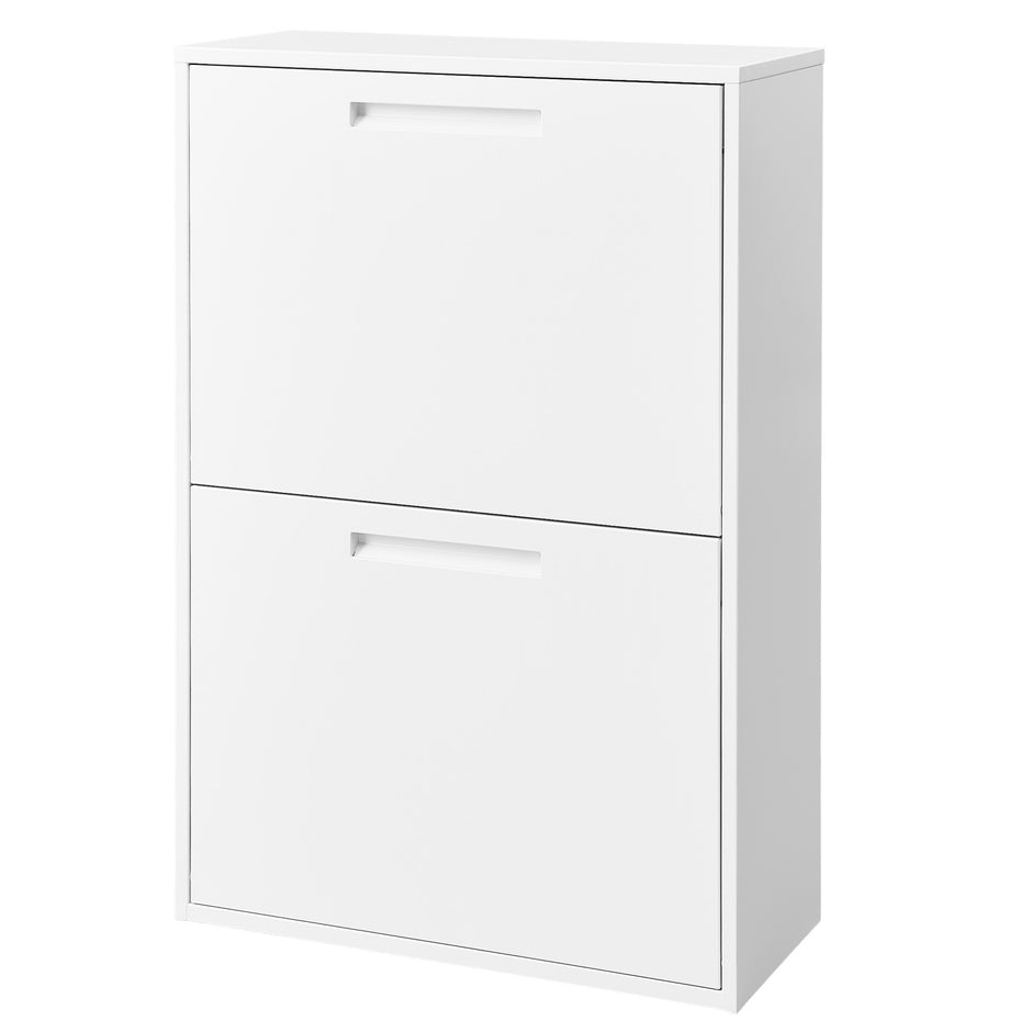 Afvalscheidingssysteem – 4 x 17 L – Geurdicht – Staal – Wit