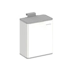 Hangende Prullenbak – 8 Liter – Staal – Wolkwit
