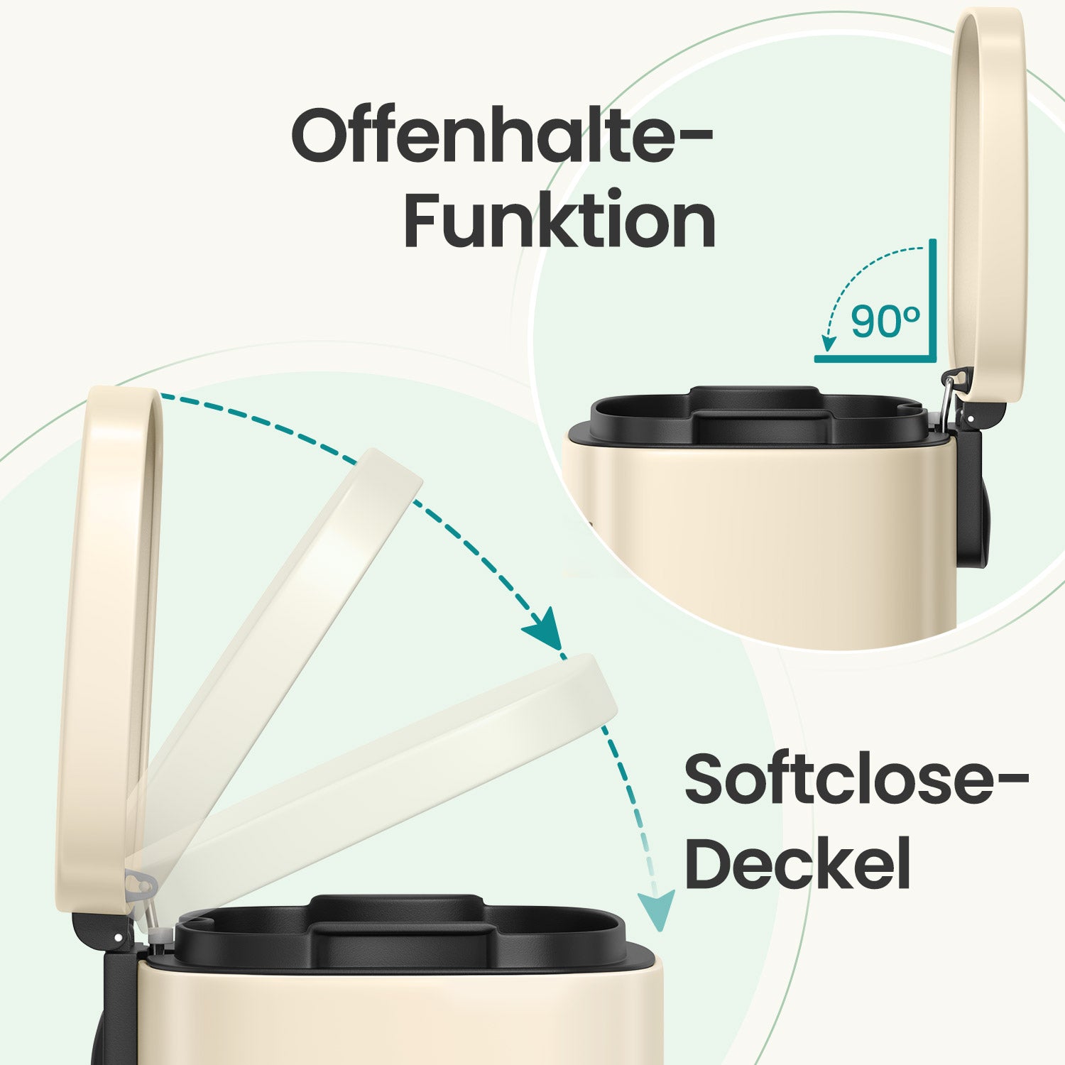 Prullenbak – 40 Liter – Inclusief 15 Vuilniszakken