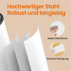 Afvalscheiding – 2 Compartimenten – Wolkenwit – Metallic Zilver