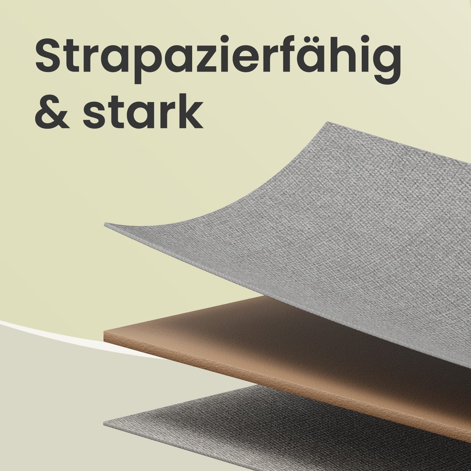 Ladekast – 5 Stoffen Lades – Metalen Frame – Grijswit