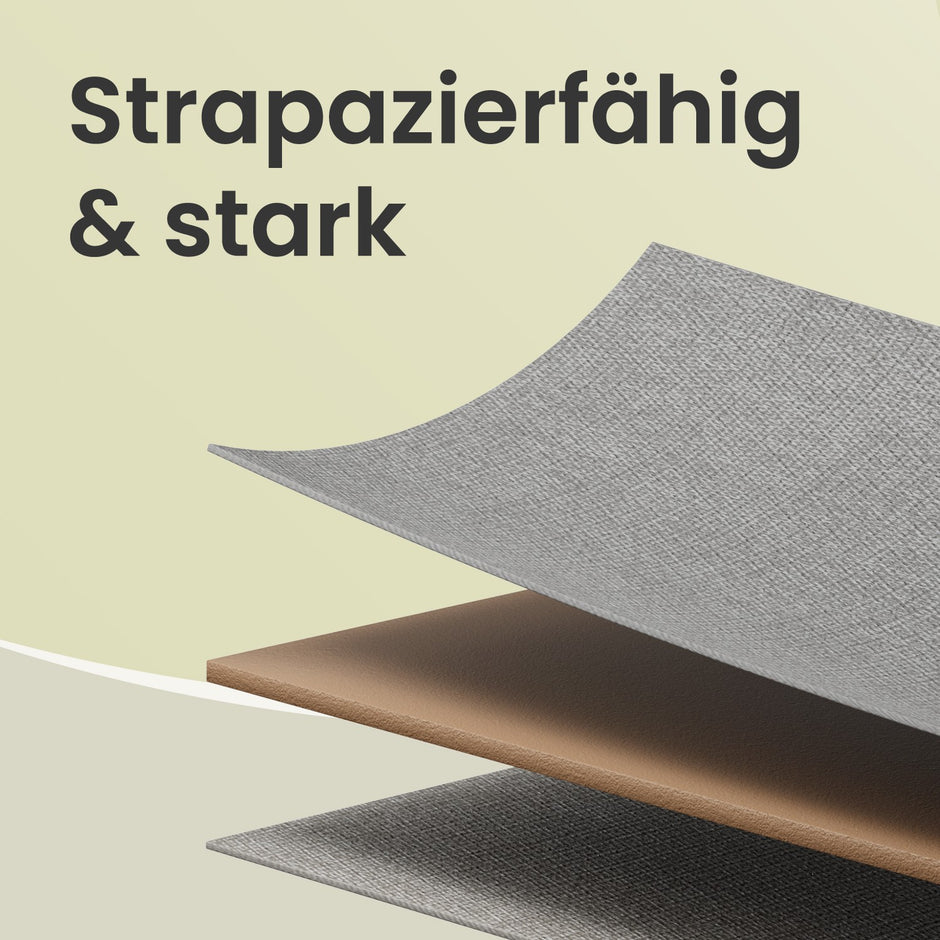 Ladekast – 5 Stoffen Lades – Metalen Frame – Grijswit