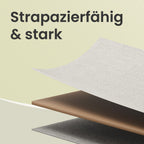 Ladekast – 5 Stoffen Lades – Metalen Frame – Geel-Wit