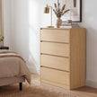 Commode - Opbergkast - 4 Laden - Geel