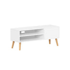 TV-meubel – 1 deur – 40 x 120 x 49 cm – wit