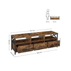 TV-meubel - Salontafel - Met 3 lades - Industrieel design