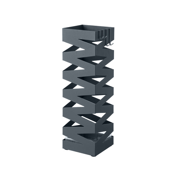 Paraplubak – vierkant ontwerp – metaal – antraciet