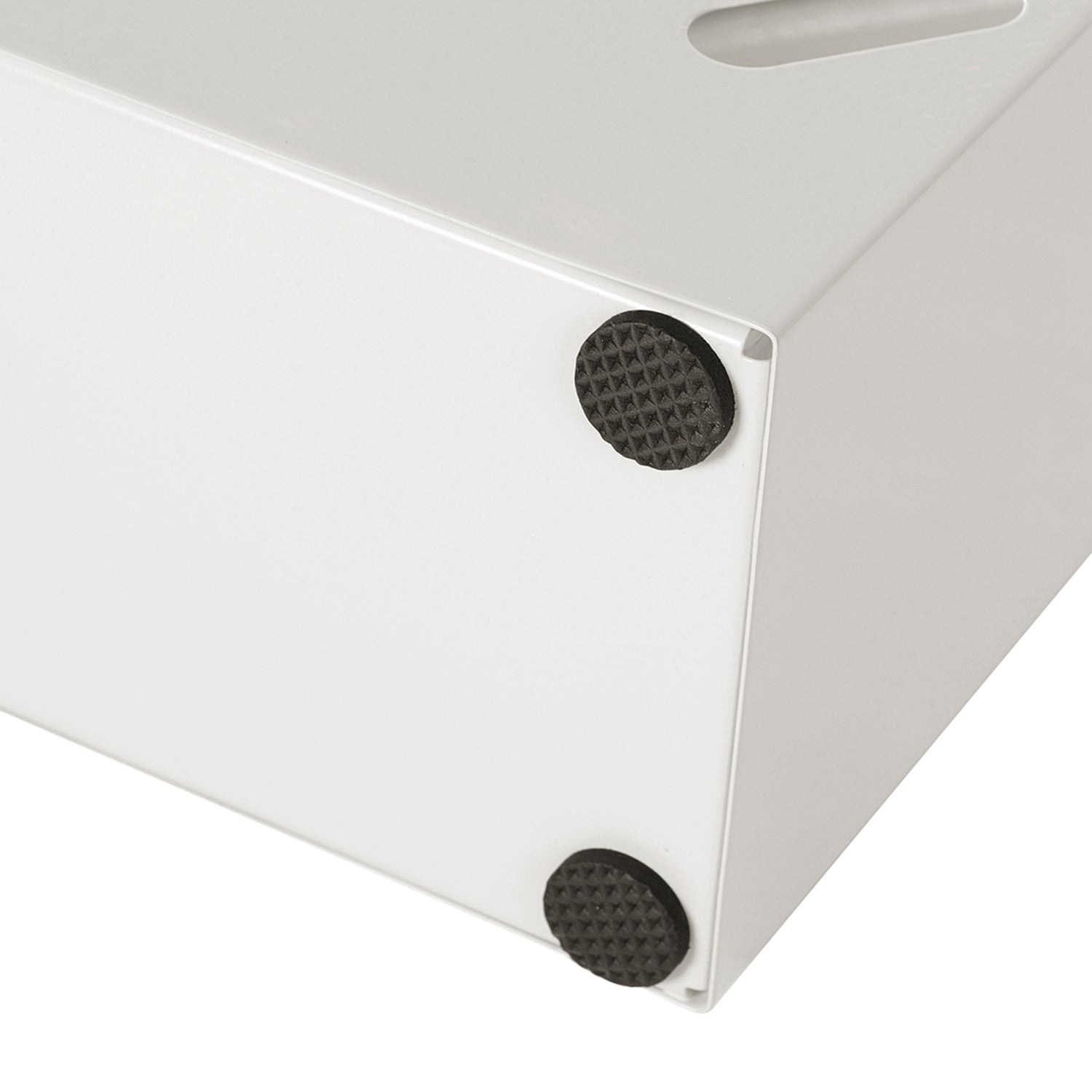 Paraplubak – rechthoekig – staal – wit