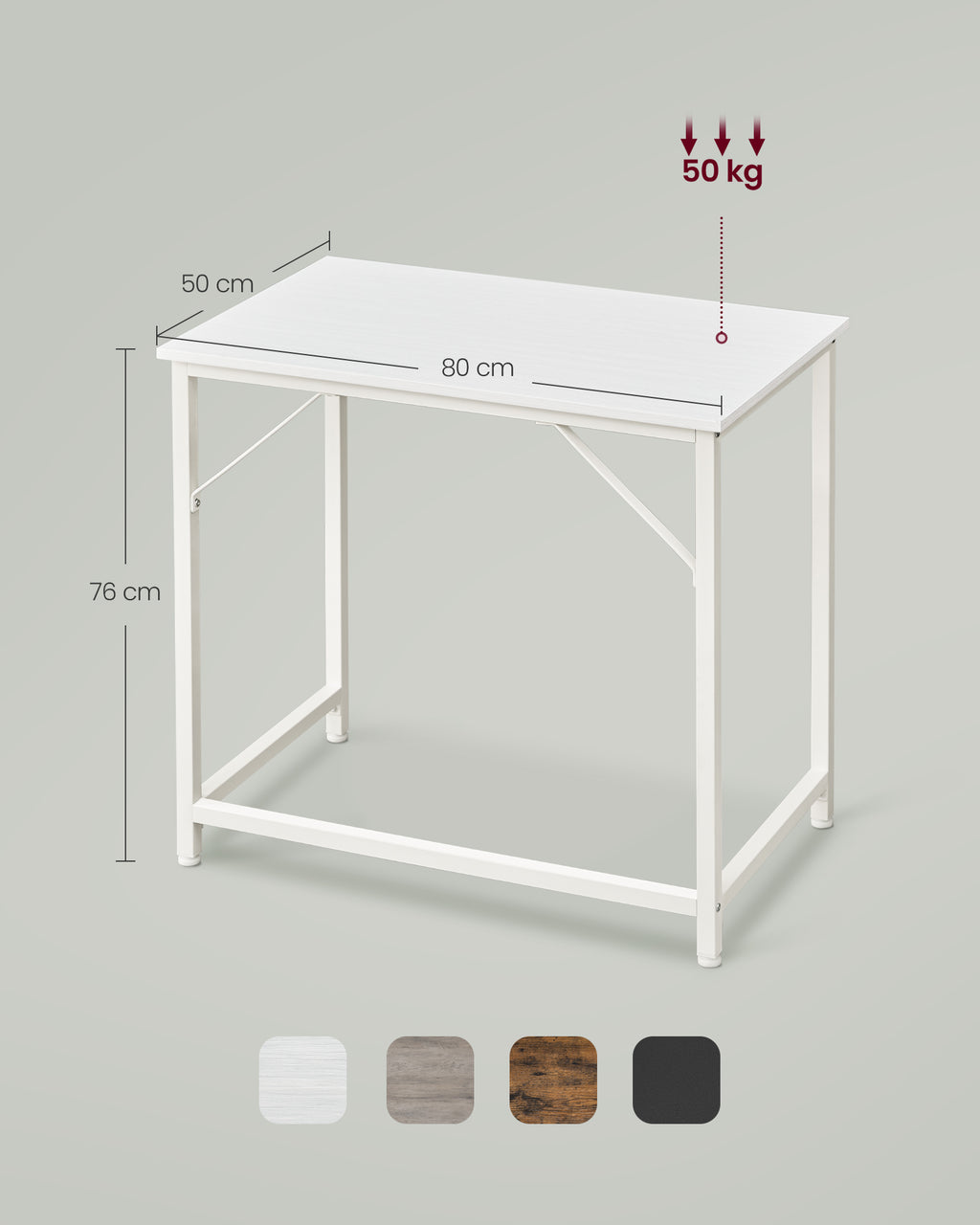 Bureau – industrieel design – greige-zwart