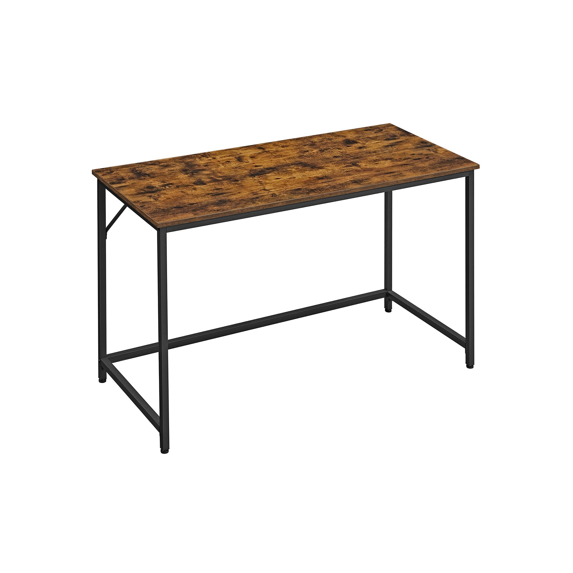 Bureau - Computertafel - Kantoorbureau - Pc-tafel - Vintage bruin / Zwart