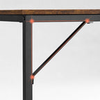 Bureau - Computertafel - Kantoorbureau - Pc-tafel - Vintage bruin / Zwart