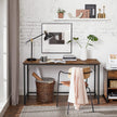 Bureau  – Compact ontwerp – Vintage bruin – Stalen beugels