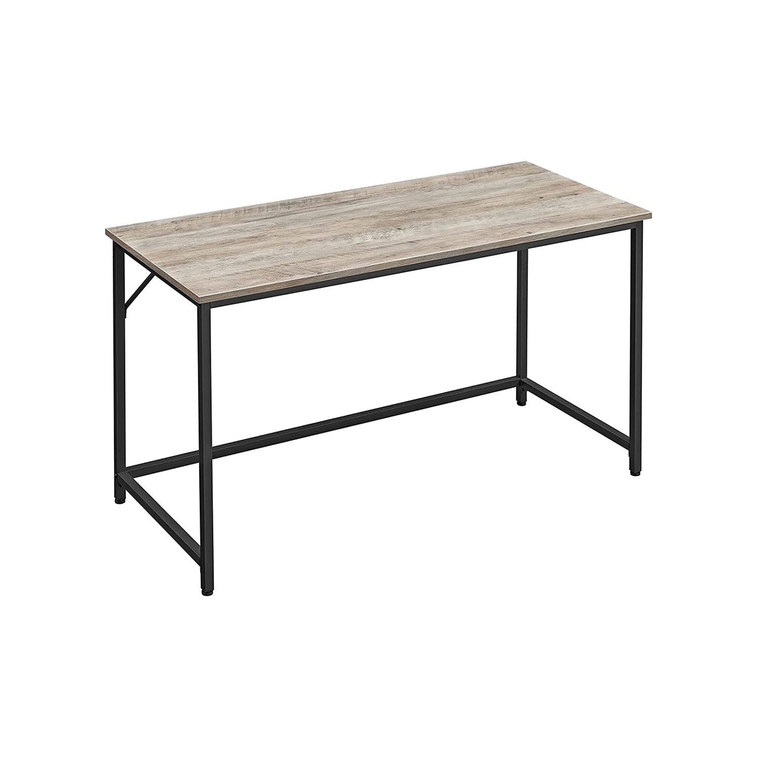 Bureau  – Compact ontwerp – Vintage bruin – Stalen beugels