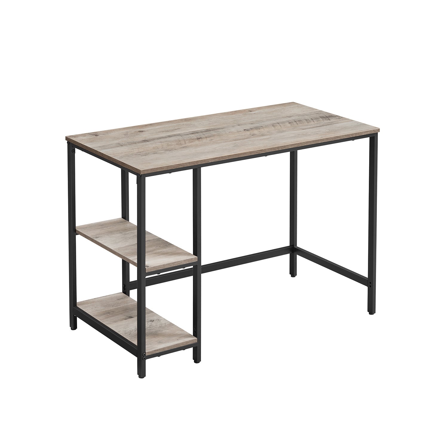 Bureau – industrieel look – met 2 planken