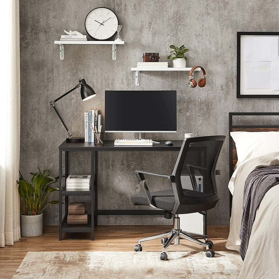 Bureau –120 x 60 cm – Met 2 legplanken voor extra opbergruimte