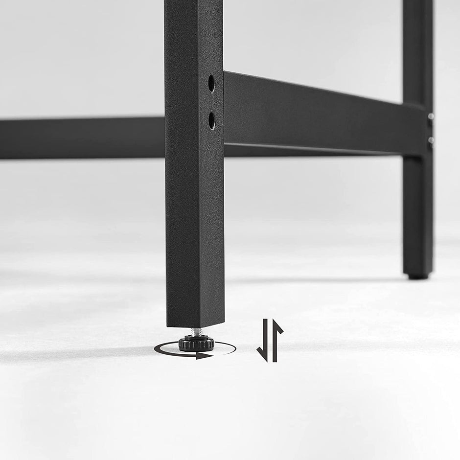 Bureau –120 x 60 cm – Met 2 legplanken voor extra opbergruimte