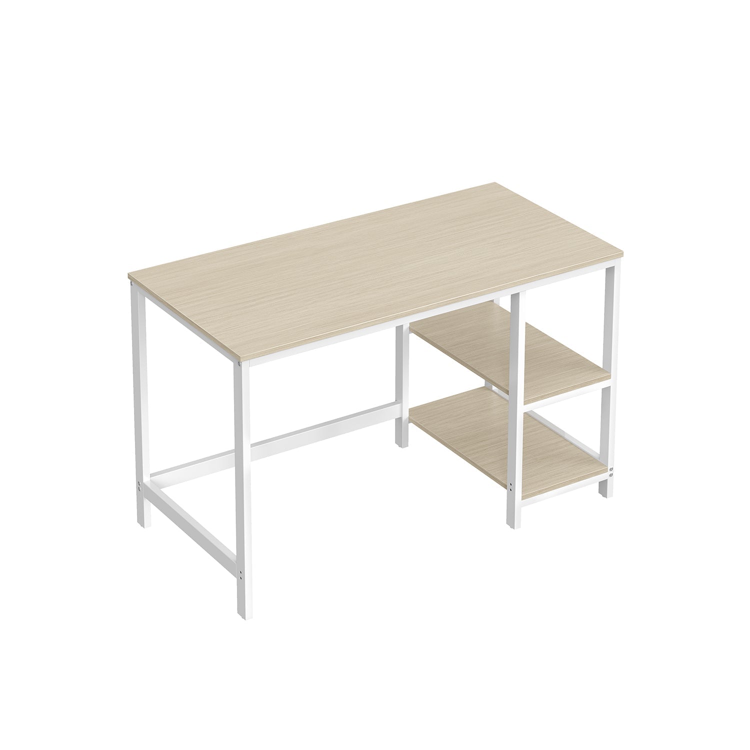 Bureau –120 x 60 cm – Met 2 legplanken voor extra opbergruimte