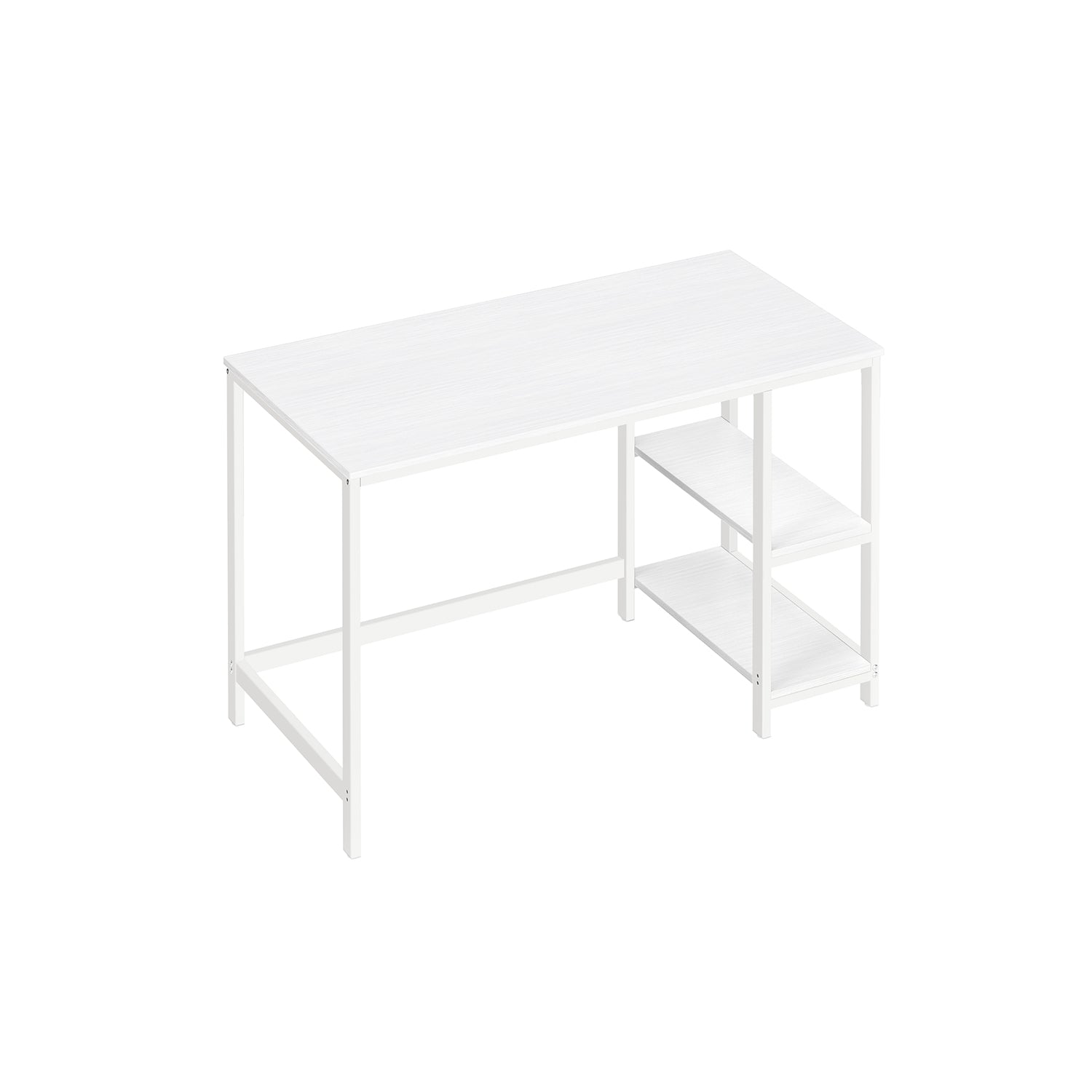 Bureau –120 x 60 cm – Met 2 legplanken voor extra opbergruimte