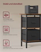 L-vormig bureau – met 2 lades – 135 × 105 cm