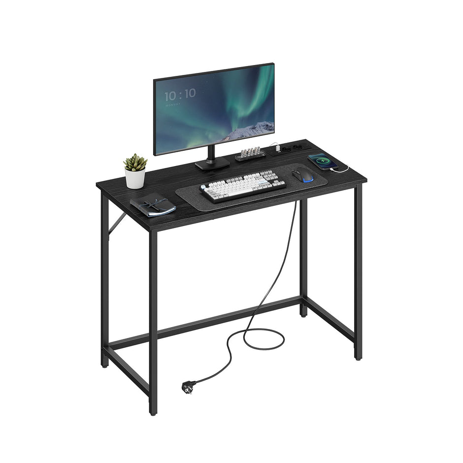 Bureau – 50 x 100 cm – Ingebouwde LED-verlichting – 20 kleuren – 2× USB – 2× stopcontacten