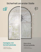 Wandspiegel – Gebogen – Aluminium Frame – Modern Design