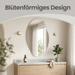 Wandspiegel - Bloemvorm - Frameloos - Asymmetrisch - 85 x 50 cm
