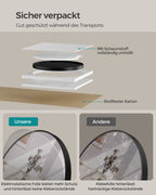 Badkamerspiegel – Ø 50 cm – metalen frame