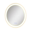 Ronde Badkamerspiegel - Met Ledverlichting - Dimbaar - 61 cm - Wit