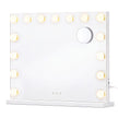Make-upspiegel - Hollywood met Dimbare LED's - 10x Vergroting - Matwit - 48 x 58 x 5,7 cm